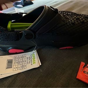 Selling brand new limited edition staple x crocs edition.